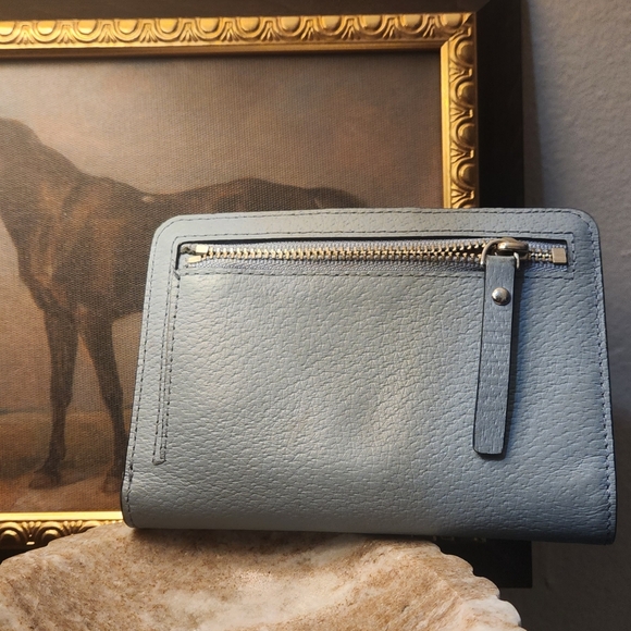 AUTH KATE SPADE BABY BLUE WALLET - Picture 2 of 3